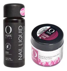 Kit Organic Nails Con Polvo Acrilico 28gr Y Monomero 30ml