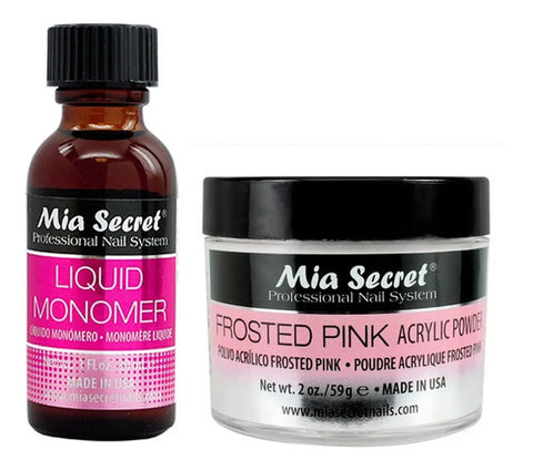 Mia Secret Liquido 30ml Y Polvo Acrilico Uñas 59gr. Nice