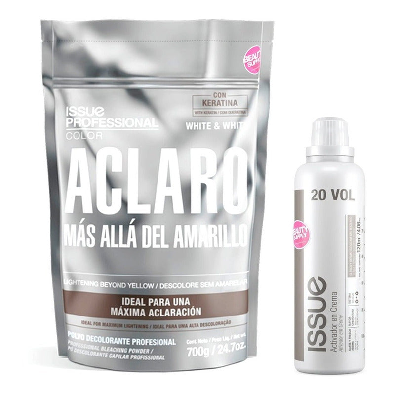Polvo Decolorante Issue Professional White & White 700gr.