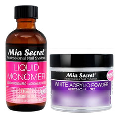 Mia Secret Liquido 59ml Y Polvo Acrilico Uñas 59gr. Nice