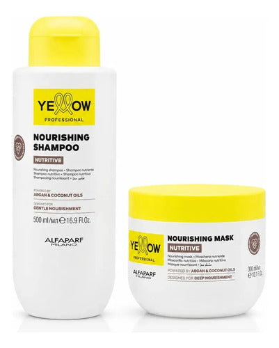 Kit Nutritivo Alfaparf Yellow Con Shampoo Y Mascara