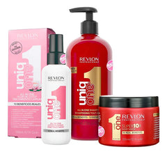 Combo Revlon Uniq One, Shampoo Acondicionador Y Mascara