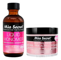 Mia Secret Liquido 59ml Y Polvo Acrilico Uñas 59gr. Nice