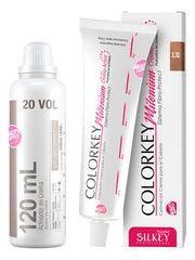 Kit De Tinta Silkey Profesional Colorkey 120g Y Oxidante
