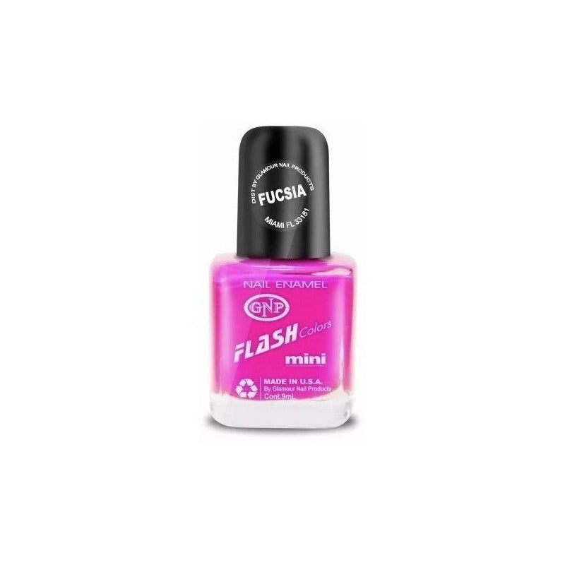 Esmalte De Uñas Americano Gnp Fucsia Neon Rosado Nice