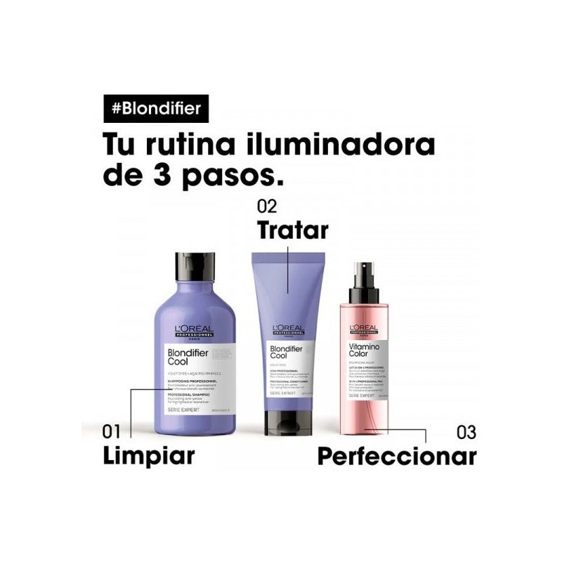 Pack De Shampoo Loreal Y Acondicionador Blondifier De Rubios