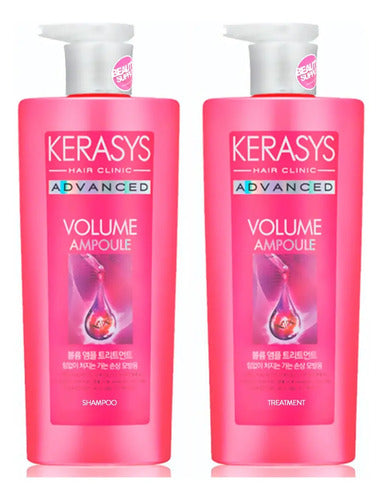 Kit Shampoo Y Tratamiento Kerasys Advance Volumen Colágeno