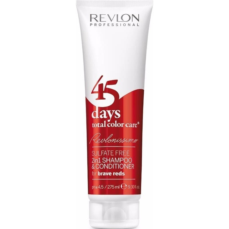 Shampoo Revlon 45 Days 2 En 1 Brave Reds 275ml Nice