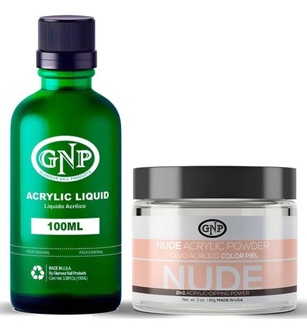 Polvo Acrilico Gnp 60gr Y Liquido 100ml