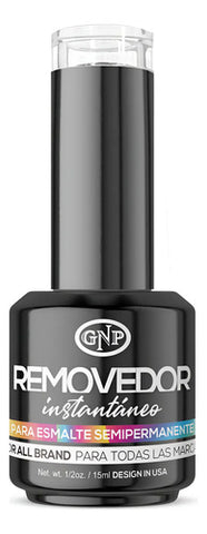 Removedor Instantáneo Gnp 15ml Quita Esmaltes Semipermanente