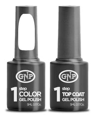 Kit De Esmalte Semipermanente De 1 Paso Gnp Color + Top Coat