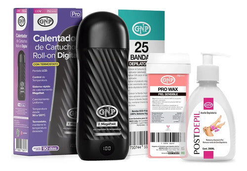 Calentador De Cera, Cera Depilatoria Gnp, Bandas Y Aceite