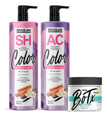 Shampoo Y Acondicionador Brazilian Teñidos + Concentrado