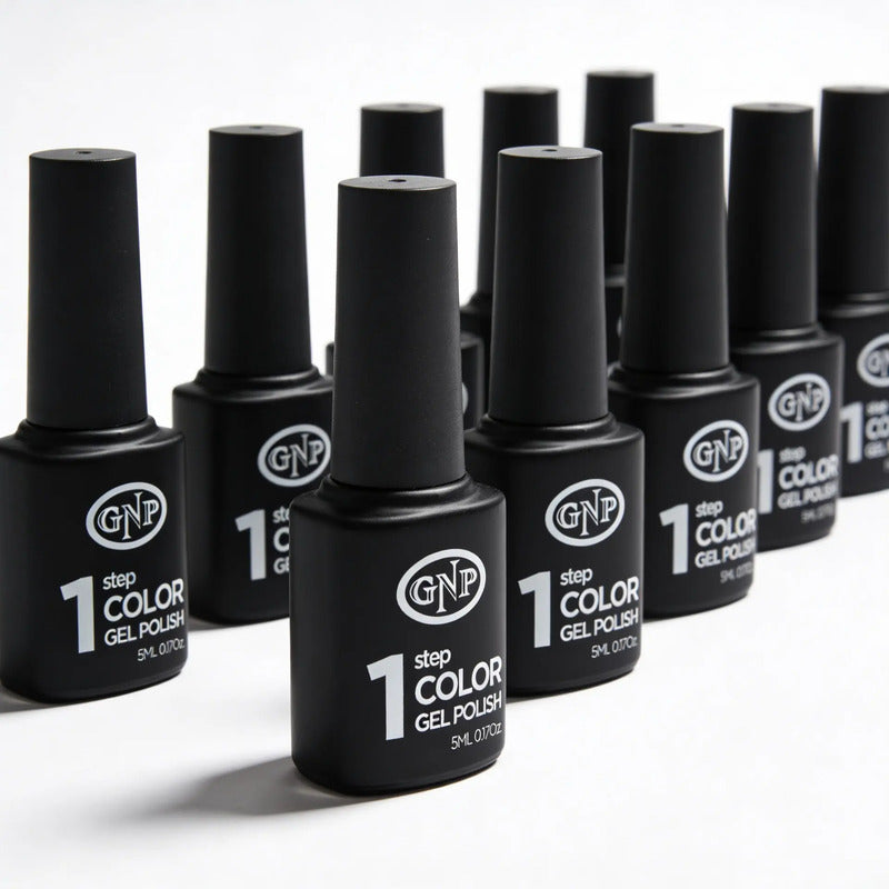 X10 Esmaltes Semipermanentes Gnp 1 Solo Paso. No Lleva Base. Kit X10 Esmaltes A Eleccion