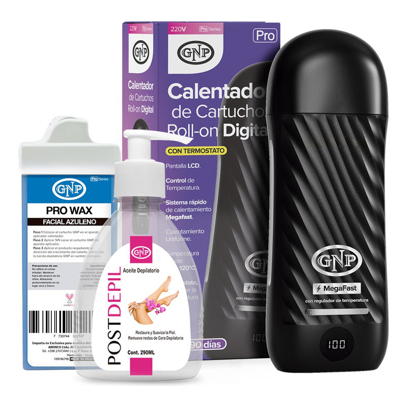 Calentador De Cera Mega C/termostato, Aceite Y Cera Gnp