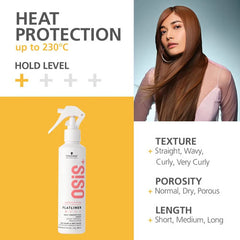 Protector Termico Flatliner Schwarzkopf Osis+ 200ml