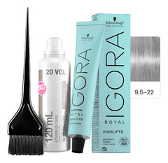 Kit Tinta Igora Highlifts Schwarzkopf Con Oxidante Y Pincel