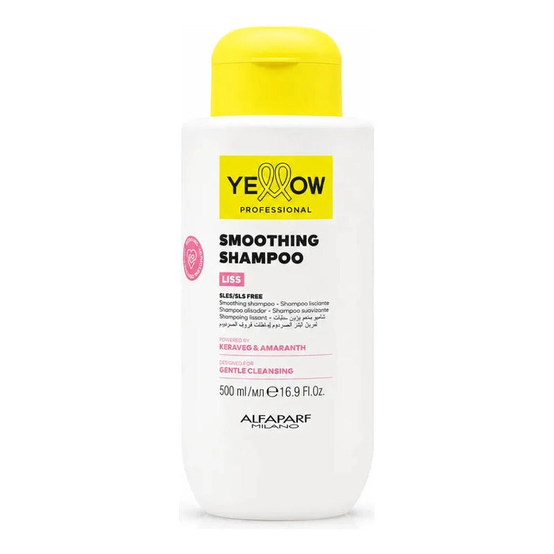 Shampoo Yellow Alfaparf Liss 500ml Controla El Frizz