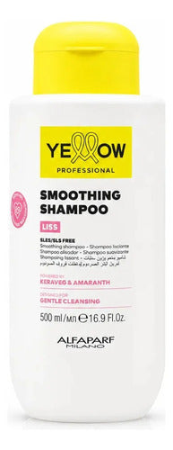 Shampoo Yellow Alfaparf Liss 500ml Controla El Frizz