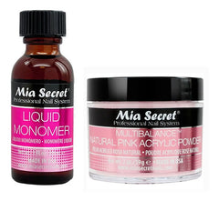 Mia Secret Liquido 30ml Y Polvo Acrilico Uñas 59gr. Nice