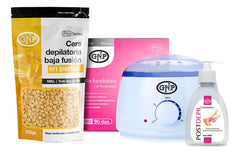 Kit Depilación Gnp Cera En Perlas Con Olla Y Aceite