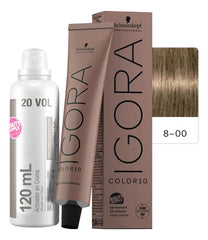 Kit Tinta Igora Color10 Schwarzkopf Con Oxidante, 10 Minutos
