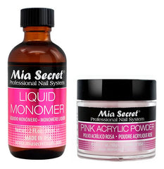 Mia Secret Liquido 59ml Y Polvo Acrilico Uñas 30gr. Nice