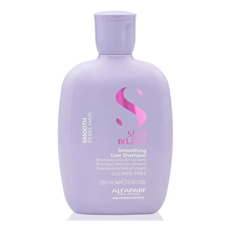 Shampoo Alfaparf Smooth 250ml Anti Frizz Limpieza Suave