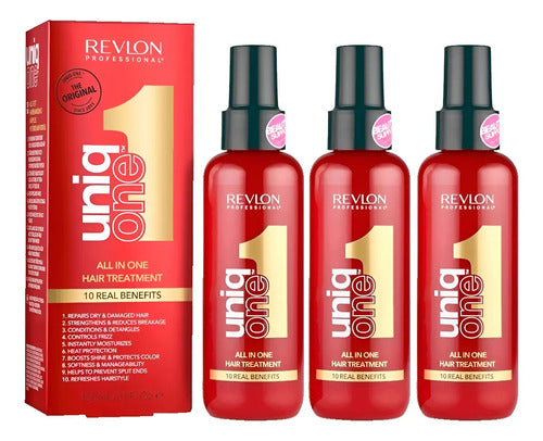 X3 Revlon Uniq One Tratamiento 150ml. Nice
