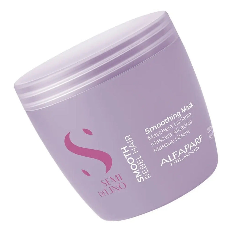 Mascarilla Alfaparf Smooth Semi Di Lino De 500 Ml