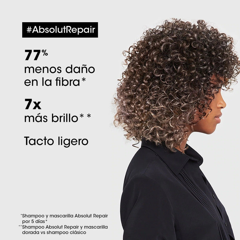 Pack Loreal Absolut Repair Con Aceite, Para Cabellos Dañados