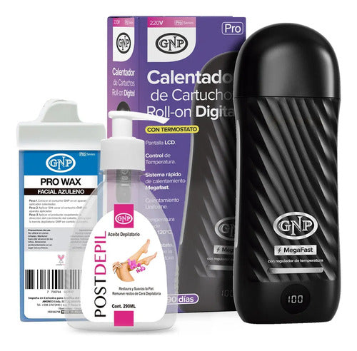 Calentador De Cera Mega C/termostato, Aceite Y Cera Gnp