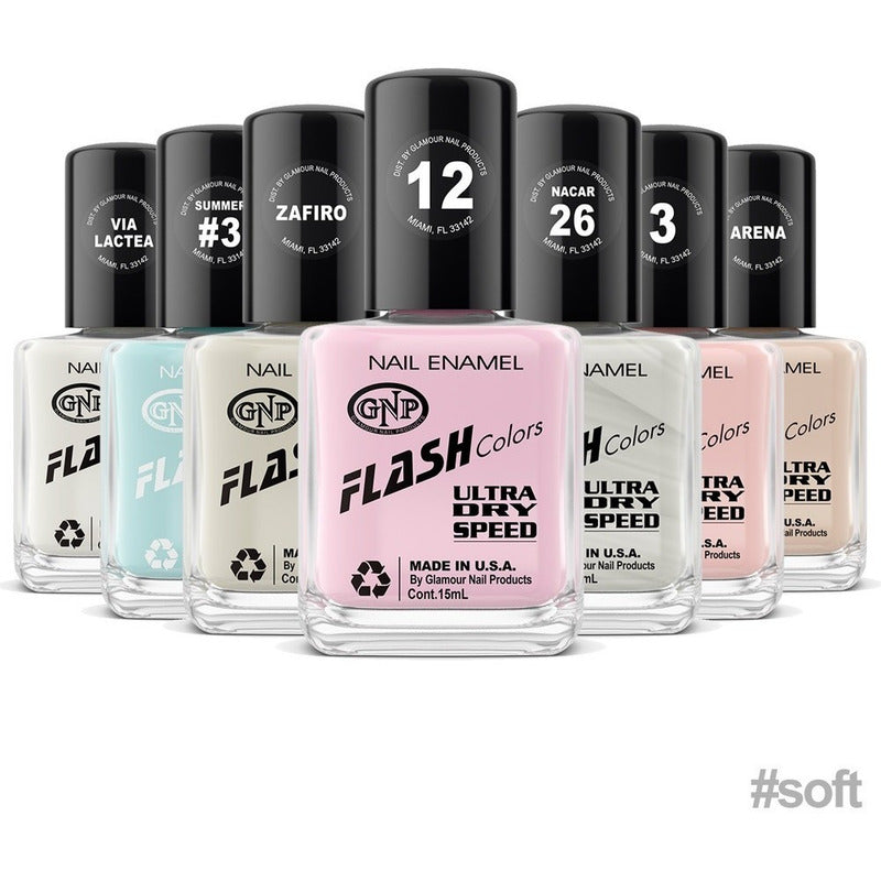 Esmalte Uñas Gnp Flash Colors 15ml Colecciones