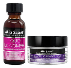 Mia Secret Liquido 30ml Y Polvo Acrilico Uñas 15gr. Nice