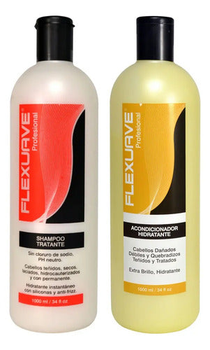 Shampoo Flexuave Tratante S/sal Y Acondicionador Hidratante