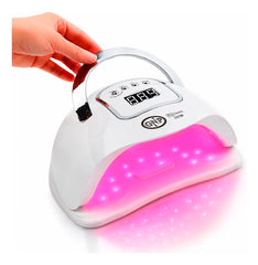 Lámpara Uv Para Uñas Gnp 280w Digital + Torno Gnp 25000 Rpm