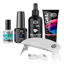 Kit Uñas En Polygel Gnp De 5 Piezas Con Lampara