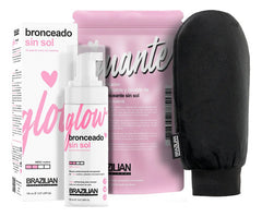Kit De Autobronceante Brazilian Mousse Glow 150ml + Guante