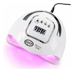 Lámpara Uv Para Uñas Gnp 280w + Torno Gnp 35000 Rpm C/pedal Blanco