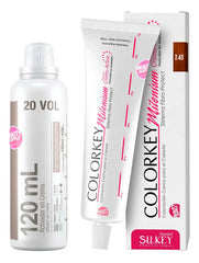 Kit De Tinta Silkey Profesional Colorkey 120g Y Oxidante