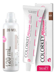Kit De Tinta Silkey Profesional Colorkey 120g Y Oxidante