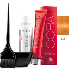 Kit Tinta Igora Royal Schwarzkopf + Bowl, Oxidante Y Pincel