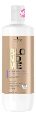 Shampoo Violeta Matizador Schwarzkopf Blondme 1lt