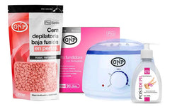 Kit Depilación Gnp Cera En Perlas Con Olla Y Aceite