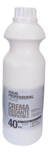Crema Oxidante Issue Professional 40vol. 1l Para Cabello Tinte Permanente
