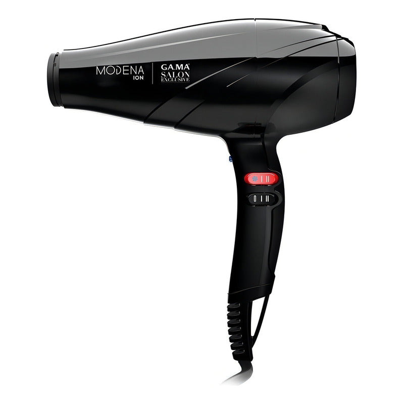 Secador De Pelo Ga.ma Italy Modena Ion System C Negro Negro