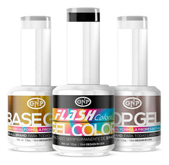 Kit Esmaltes Semipermanentes Gnp 15ml 21 Free + Base Y Top