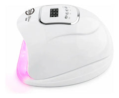 Lampara Led Uñas Gnp 180w Luz Rosa Profesional Esmaltado Semipermanente, Soft Gel Y Polygel Blanco
