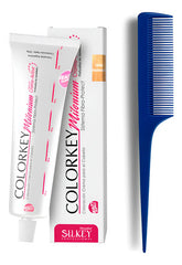Kit Tinta Silkey Colorkey Milenium 120g + Peine De Cola