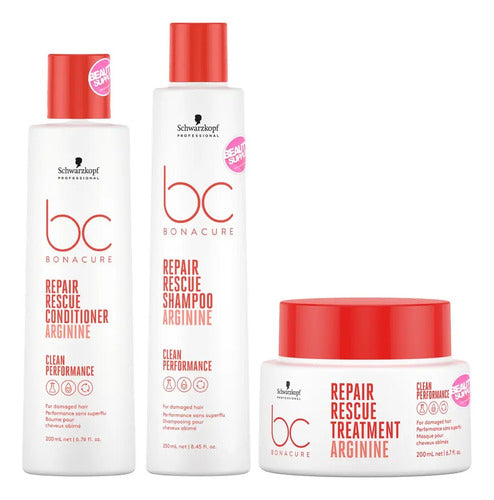 Shampoo, Acondicionador Mascara 200ml Schwarzkopf Reparador